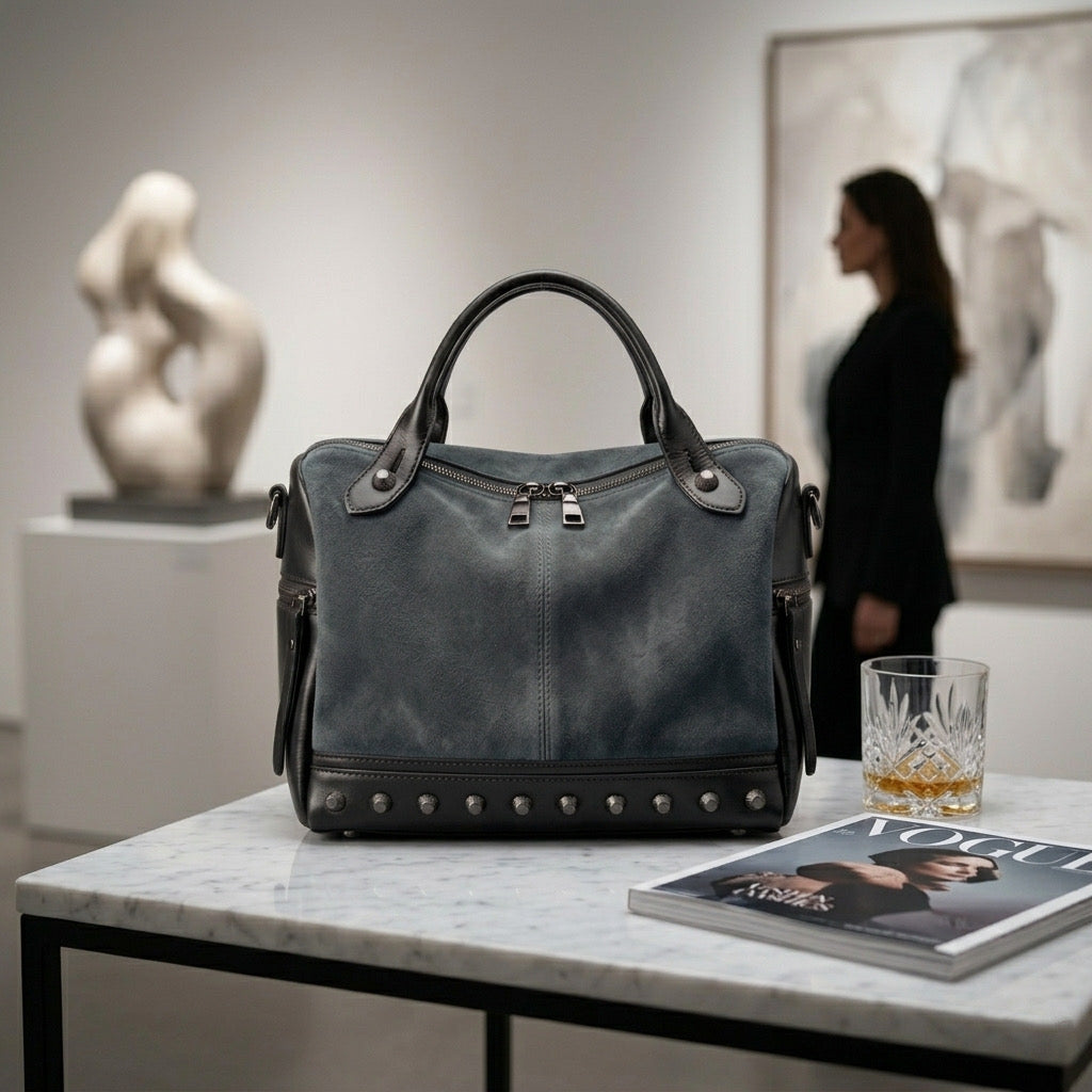 Veloura™ | The "Nocturne" Asymmetric Sculptural Bag