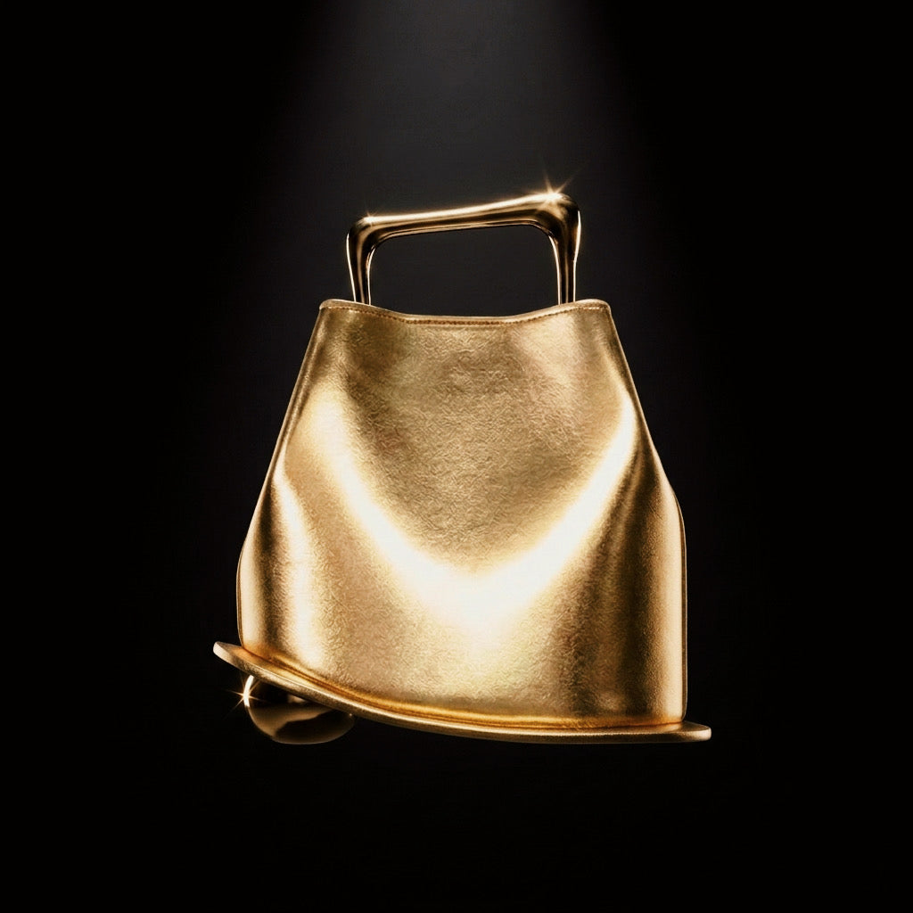 Veloura™| The Formless Micro-Basket — Asymmetric Compact Bag