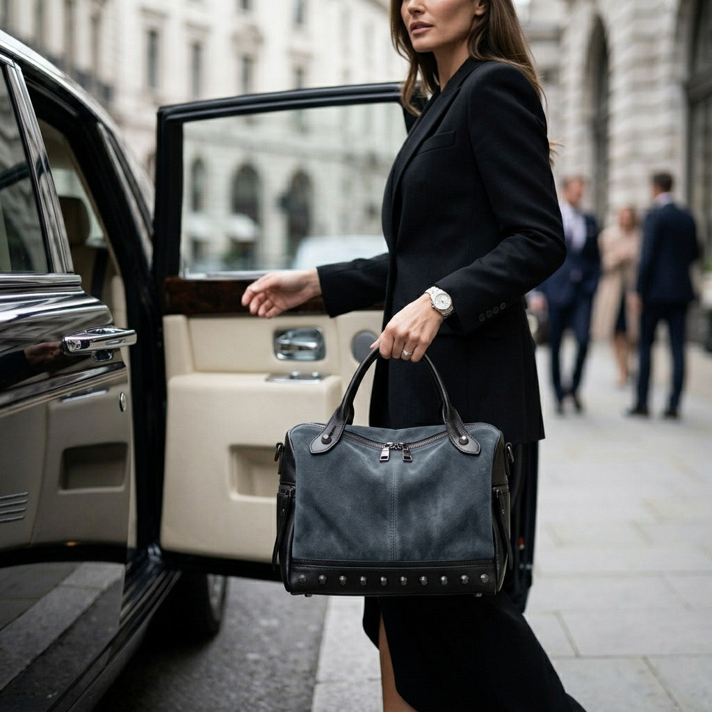 Veloura™ | The "Nocturne" Asymmetric Sculptural Bag