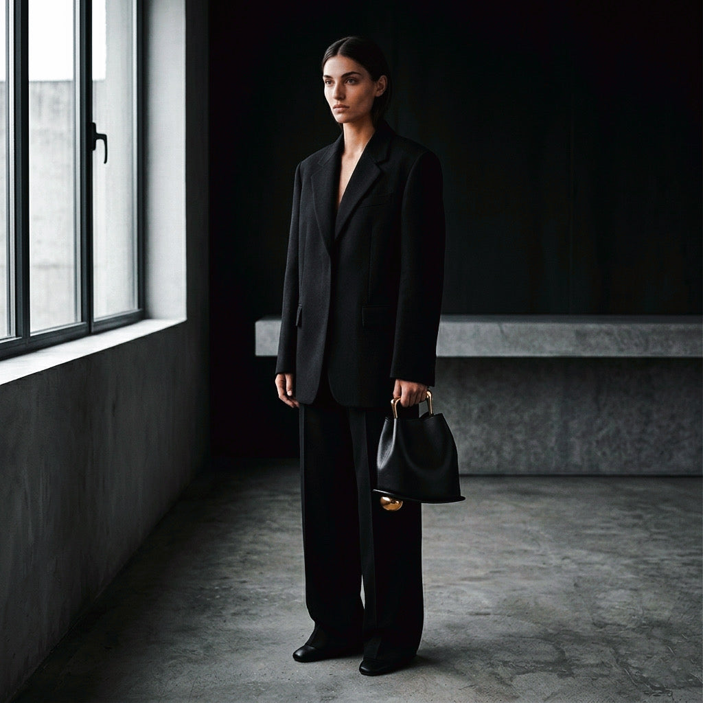 Veloura™| The Formless Micro-Basket — Asymmetric Compact Bag