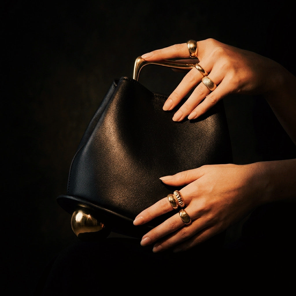 Veloura™| The Formless Micro-Basket — Asymmetric Compact Bag