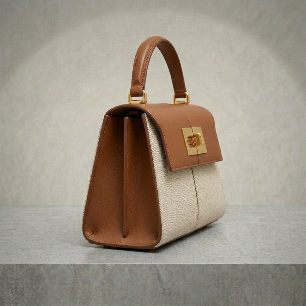 Veloura™| The Structure Tote — Trapezoidal Power Piece