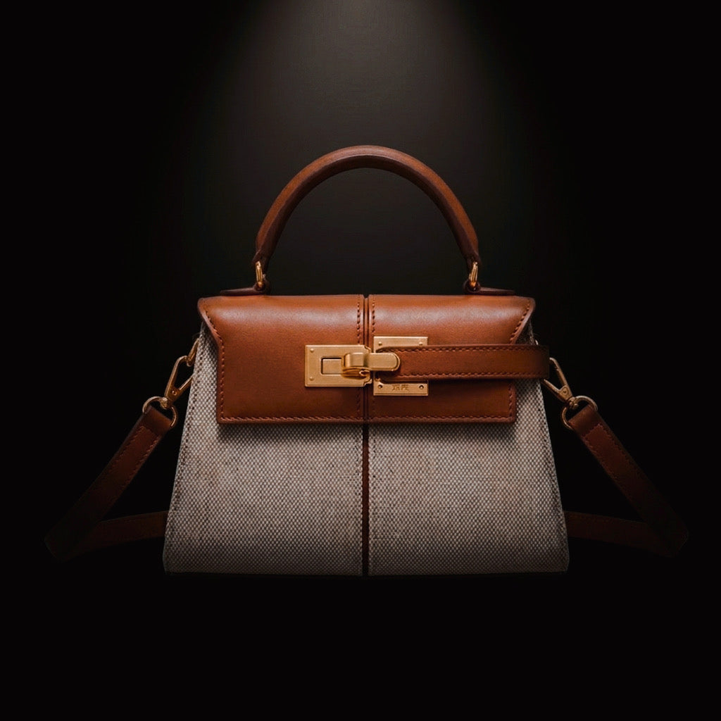 Veloura™| The Structure Tote — Trapezoidal Power Piece