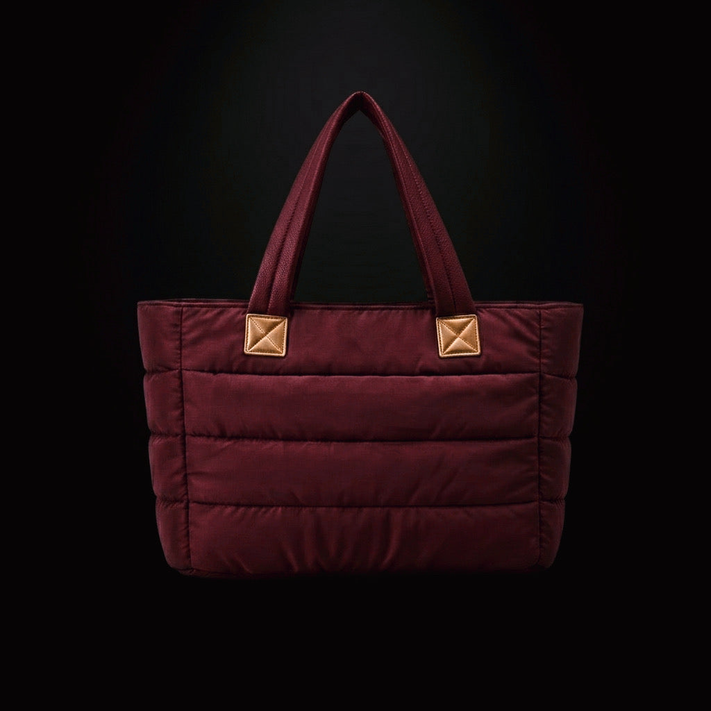 Veloura™ | Nova Strata — Quilted Oversized Tote
